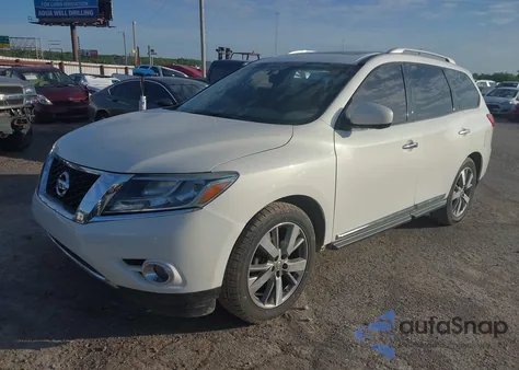 2013 Nissan Pathfinder Platinum from USA, damaged, VIN 5N1AR2MMXDC671405